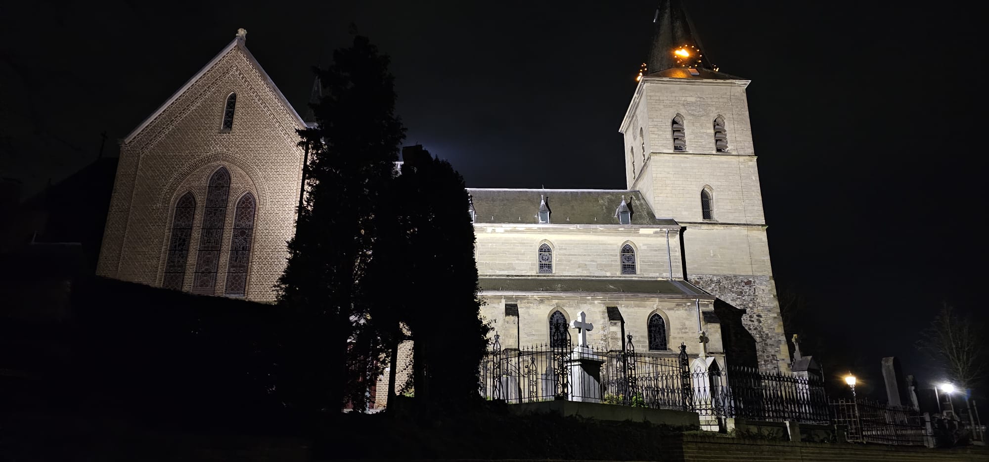 De kerk in Schinnen